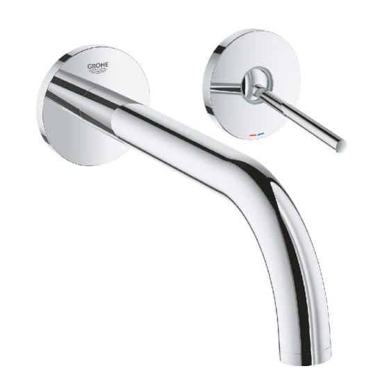 Image of Grohe Atrio Wall Mounted Two Hole Mixer Joystick Tap L-Size