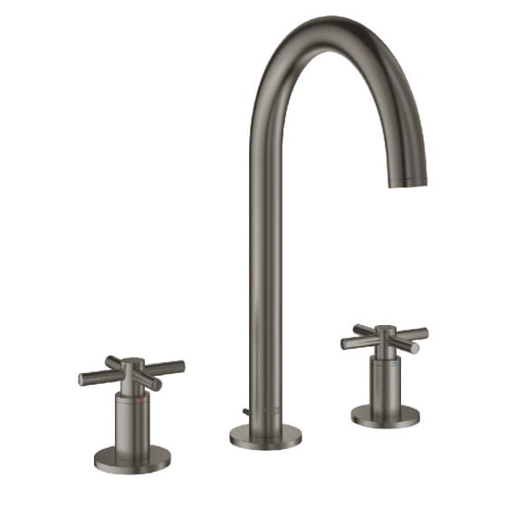 Image of Grohe Atrio Deck Mounted Three Hole Basin Mixer Tap M-Size