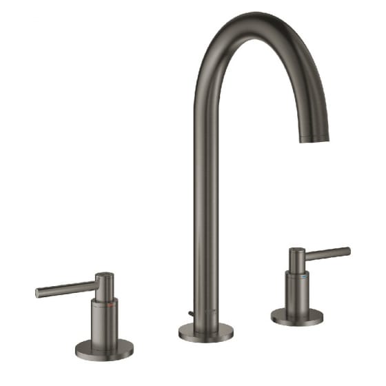 Image of Grohe Atrio Deck Mounted Three Hole Basin Mixer Tap M-Size