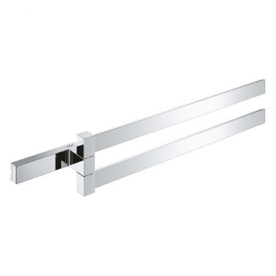 Image of Grohe Selection Cube Double Towel Bar