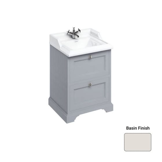 Image of Burlington Freestanding 650mm Vanity Unit with Basin