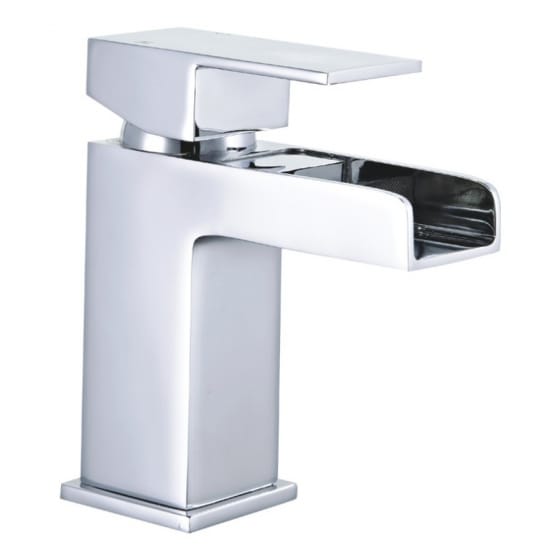 Image of Tailored Bathrooms Cardiff Waterfall Mini Mono Basin Mixer Tap and Waste