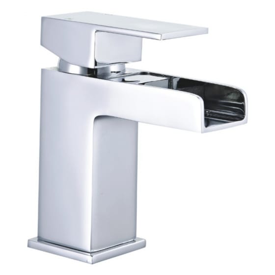 Image of Tailored Bathrooms Cardiff Waterfall Mono Basin Mixer Tap and Waste