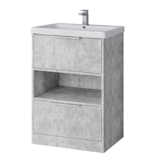 Image of Tailored Bathrooms Prague Floor Standing Vanity Unit and Basin