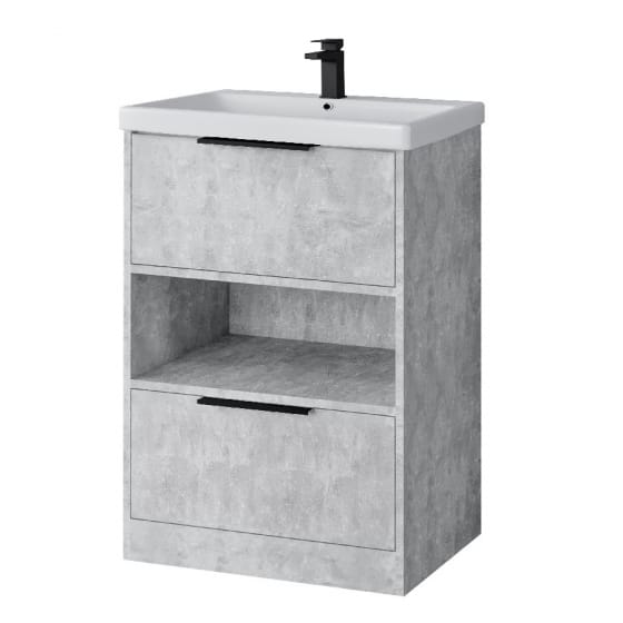 Image of Tailored Bathrooms Prague Floor Standing Vanity Unit and Basin