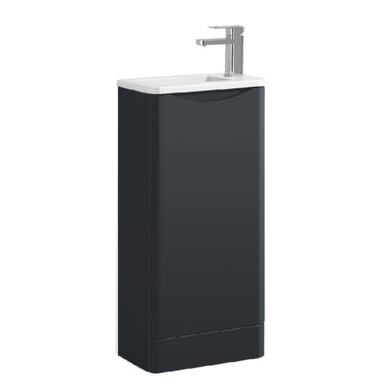 Image of Tailored Bathrooms Naples Smile Floor Standing Vanity Unit and Basin