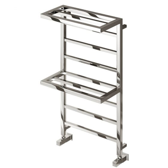 Image of Reina Elvina2 Steel Heated Towel Rail & Shelves