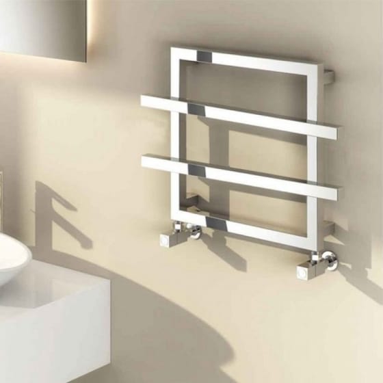 Image of Reina Lago Steel Heated Towel Rail