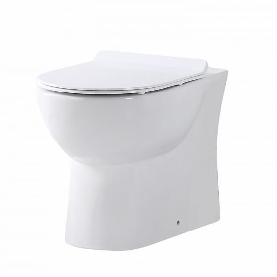 Image of Casa Bano Riva Rimless Back to Wall Toilet