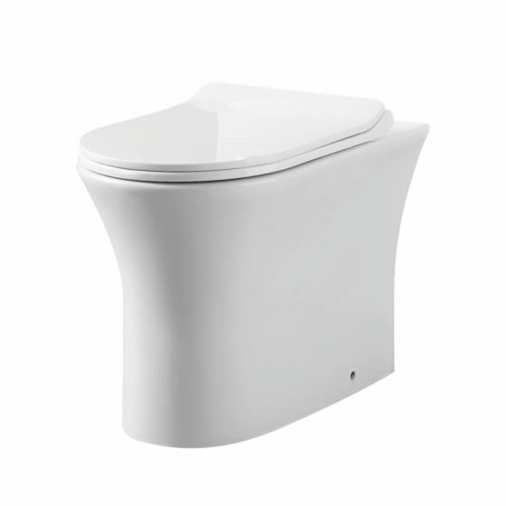 Image of Casa Bano Viva Rimless Back to Wall Toilet