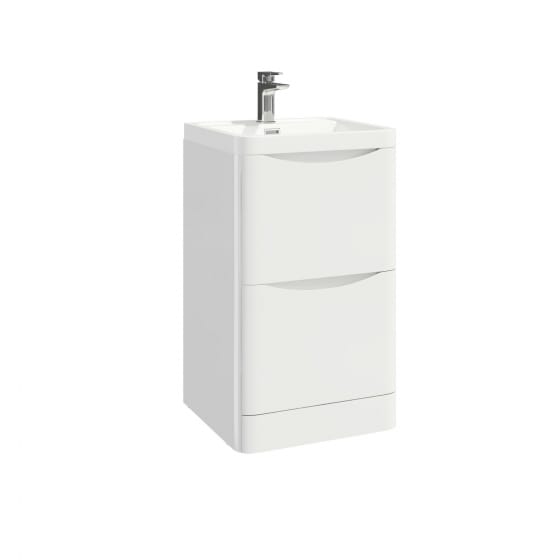 Image of Casa Bano Contour Floor Vanity Unit with Basin