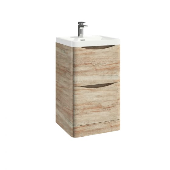 Image of Casa Bano Contour Floor Vanity Unit with Basin