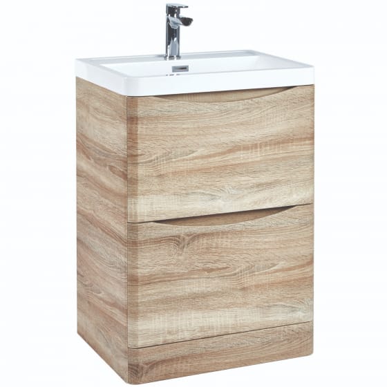 Image of Casa Bano Contour Floor Vanity Unit with Basin