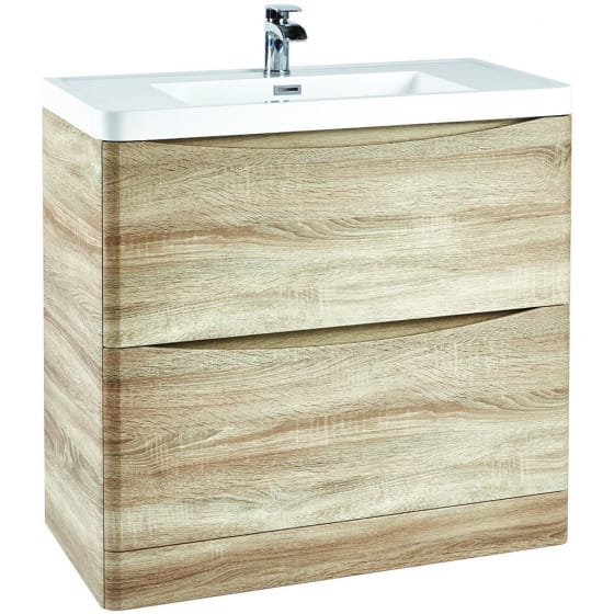 Image of Casa Bano Contour Floor Vanity Unit with Basin