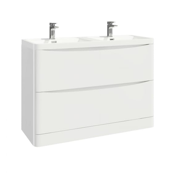 Image of Casa Bano Contour Floor Vanity Unit with Basin