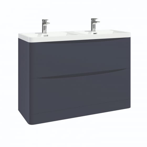 Image of Casa Bano Contour Floor Vanity Unit with Basin