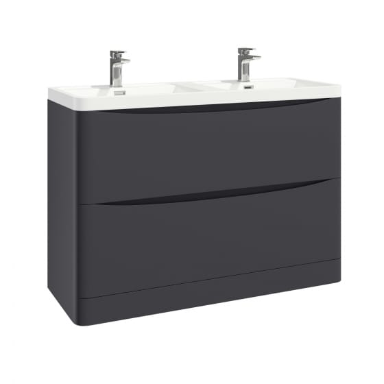 Image of Casa Bano Contour Floor Vanity Unit with Basin