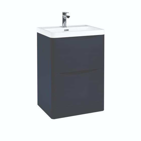 Image of Casa Bano Contour Floor Vanity Unit with Countertop