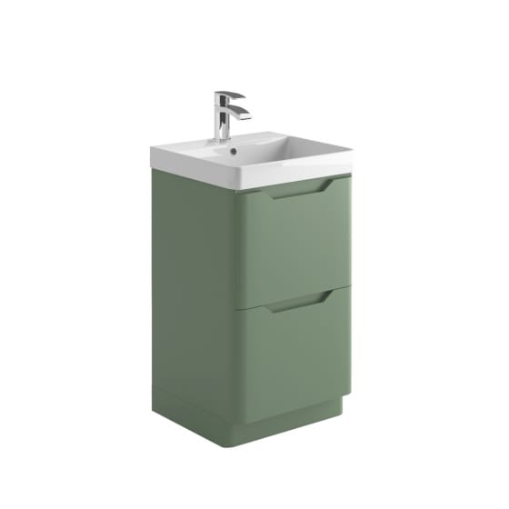 Image of Casa Bano Curve Floor Vanity Unit with Basin