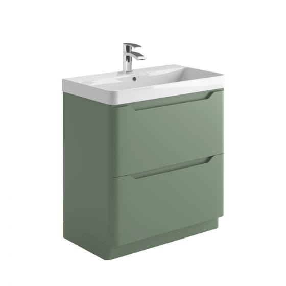 Image of Casa Bano Curve Floor Vanity Unit with Basin