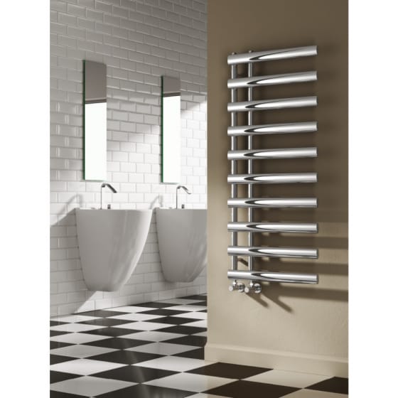 Image of Reina Grace Steel Heated Towel Rail