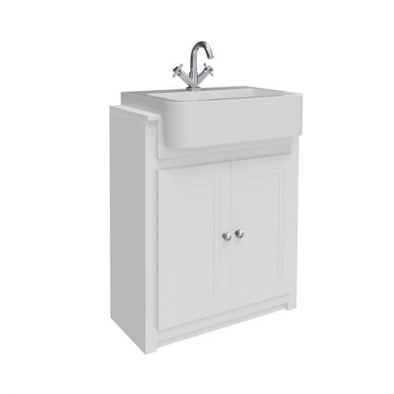 Image of Casa Bano Traditional Vanity Unit with Semi Recessed Basin