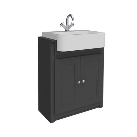 Image of Casa Bano Traditional Vanity Unit with Semi Recessed Basin