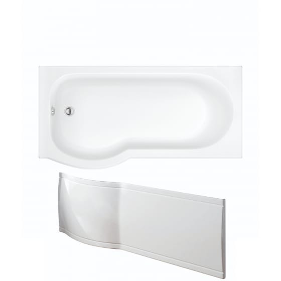 Image of Casa Bano P-Shape Shower Bath