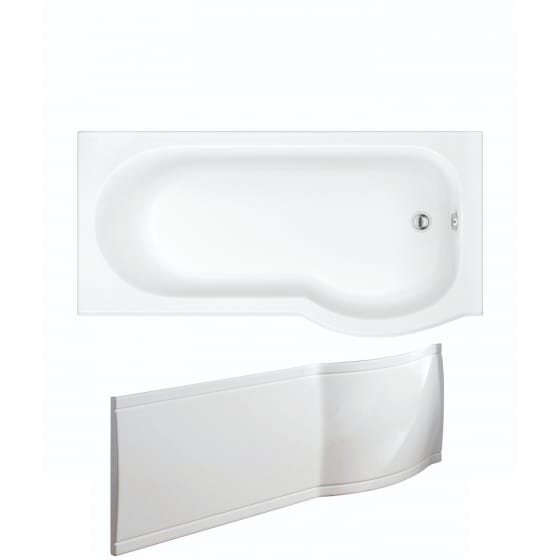 Image of Casa Bano P-Shape Shower Bath