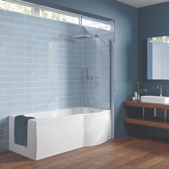 Image of Casa Bano P-Shape Shower Bath