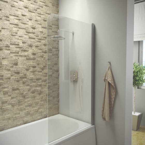 Image of Casa Bano A6 Radius Edge Bath Screen