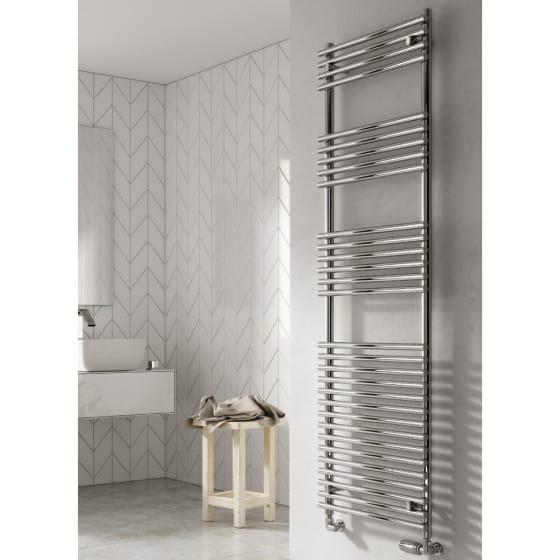 Image of Reina Pavia Steel Heated Towel Rail