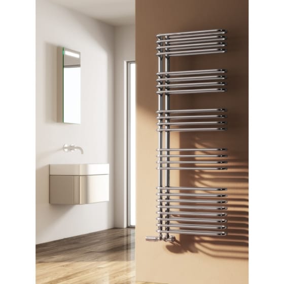 Image of Reina Borgo Steel Heated Towel Rail