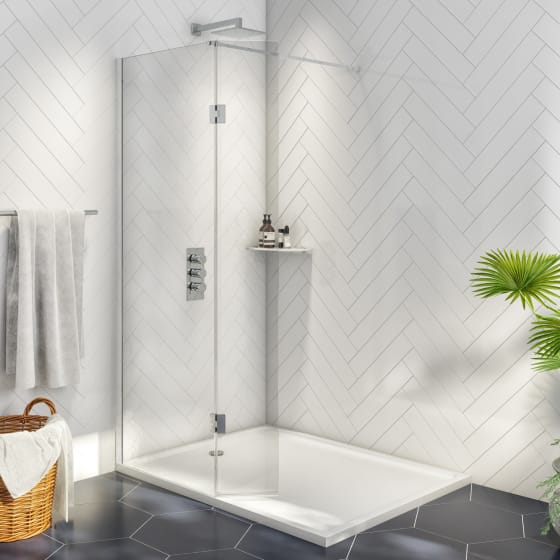 Image of Casa Bano A8 Wetroom Panels with Return Panel
