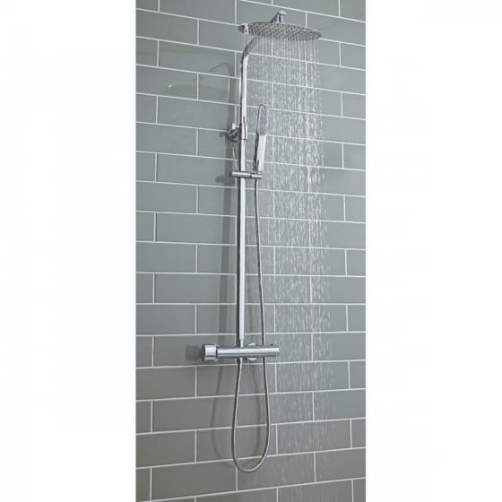 Image of Casa Bano Curvo Oval Rigid Riser Shower