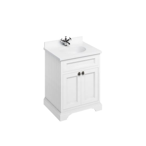 Image of Burlington Freestanding 650mm Vanity Unit with Minerva Worktop