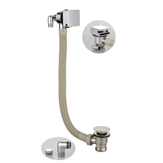 Image of Casa Bano Bath Filler & Overflow with Sprung Waste