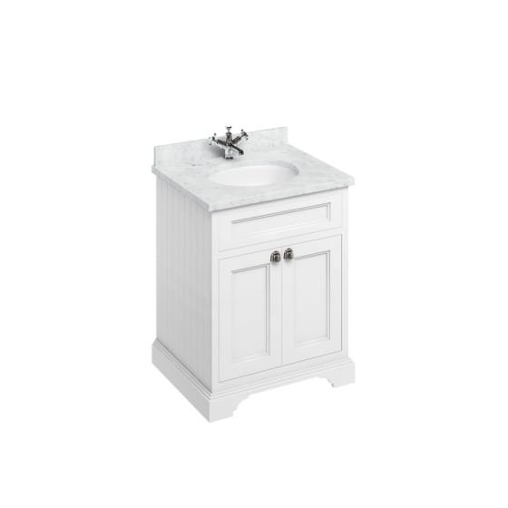 Image of Burlington Freestanding 650mm Vanity Unit with Minerva Worktop