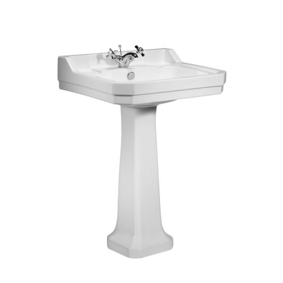 Image of Tavistock Vitoria Rectangular Pedestal Basin