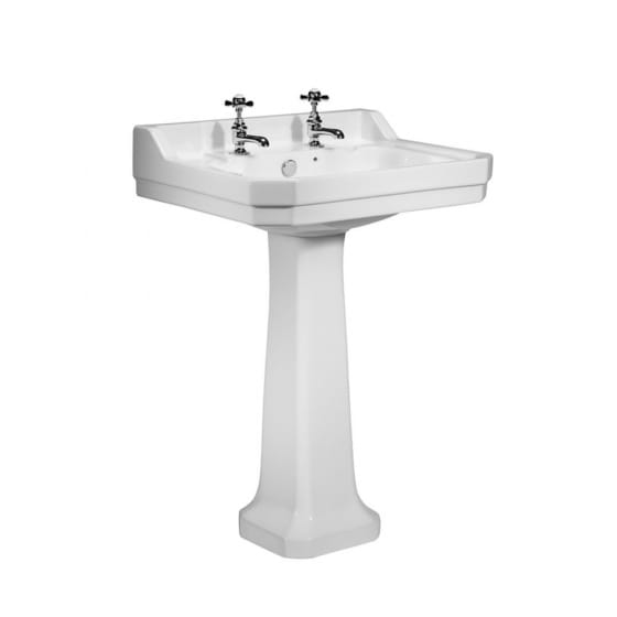 Image of Tavistock Vitoria Rectangular Pedestal Basin