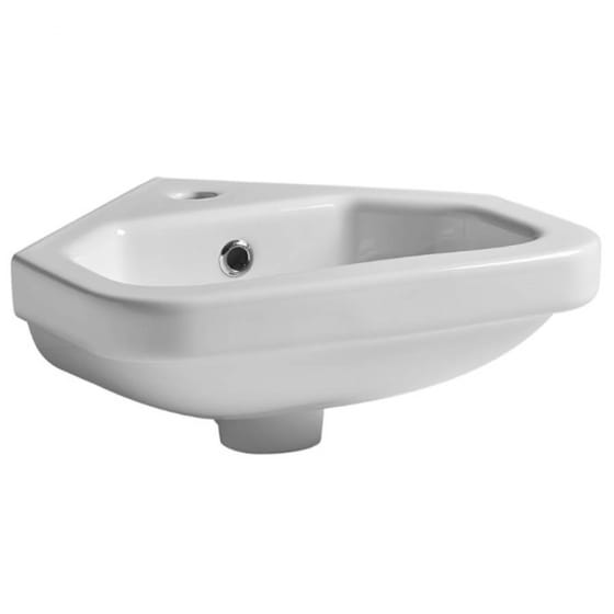 Image of Tavistock Niche Corner Wall Hung Basin