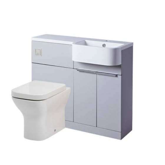 Image of Tavistock Match Semi Countertop & Toilet Unit