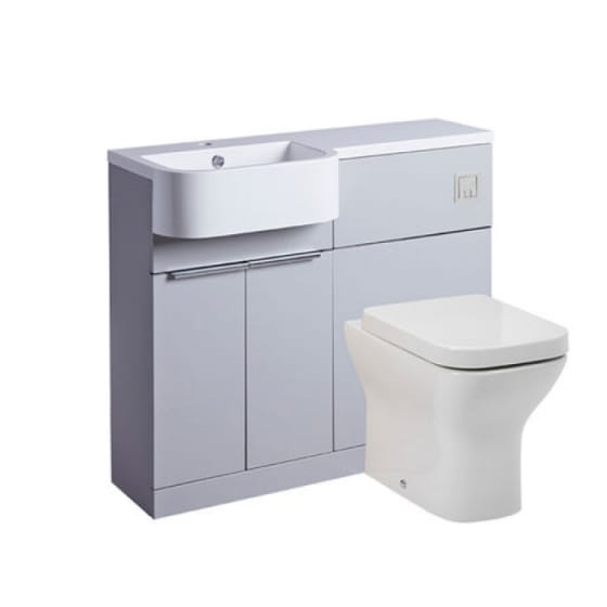 Image of Tavistock Match Semi Countertop & Toilet Unit