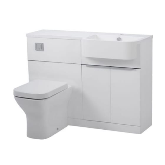 Image of Tavistock Match Semi Countertop & Toilet Unit