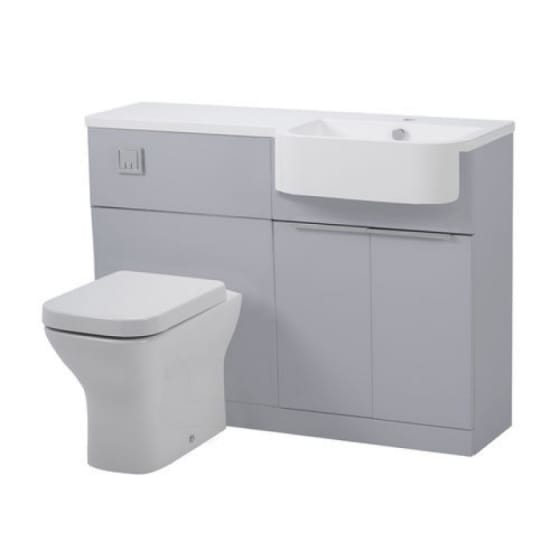 Image of Tavistock Match Semi Countertop & Toilet Unit