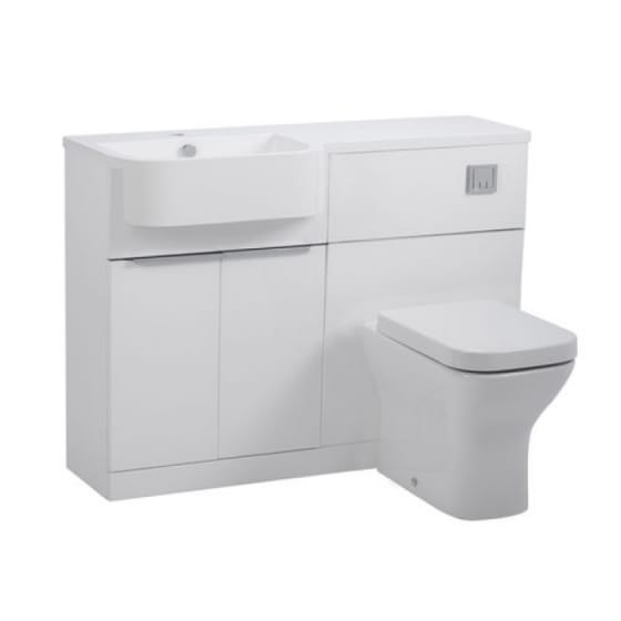 Image of Tavistock Match Semi Countertop & Toilet Unit