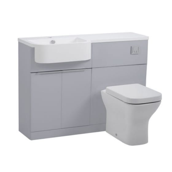 Image of Tavistock Match Semi Countertop & Toilet Unit