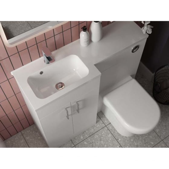 Image of Tavistock Nexus Isocast Basin with Worktop Area