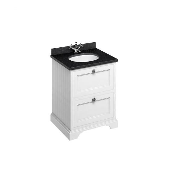 Image of Burlington Freestanding 650mm Vanity Unit with Minerva Worktop