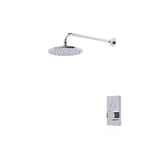 Image of Tavistock Axiom Push Button Valve & Overhead Shower